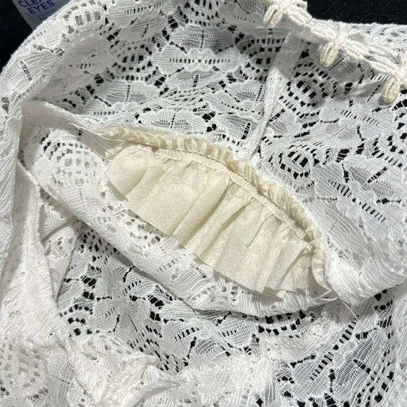 Lace Floral Sheer Bolero Shrug - Picture 5 of 6